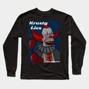 Krusty the Killer Clown Long Sleeve T-Shirt